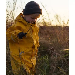 Ocean Cloud Comfort Thermo Regenoverall Für Kinder, Schwarz