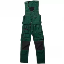 Ocean Thor Handwerker-Kombihose/Latzhose, Schwarz, Herren