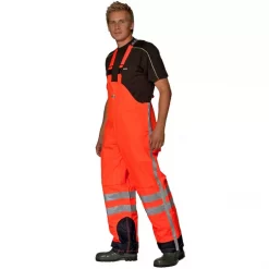 Ocean Latzhose, Orange/Marine, Herren