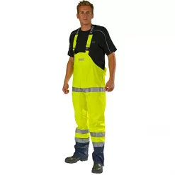 Ocean PU Comfort Stretch Regenlatzhose, Hi-Vis Gelb/marine, Herren -Ocean Verkaufsgeschäft 707 10