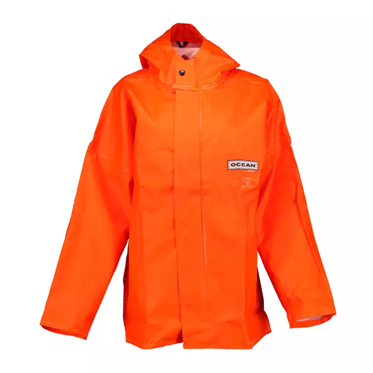 Ocean Classic PVC-Regenjacke, Orange, Herren 3 Ocean Classic PVC-Regenjacke, Orange, Herren