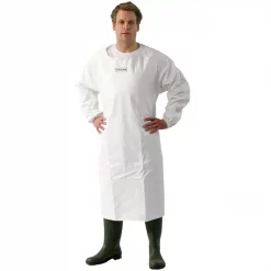 Ocean Offshore PVC Latzschürze Mit Ärmeln, Olivgrün, Herren, Weiß -Ocean Verkaufsgeschäft 90012 10