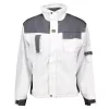 Ocean Thor Arbeitsjacke, Weiß, Herren, Grau -Ocean Verkaufsgeschäft 90026 10 6